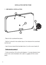 Preview for 2 page of Bodet BT 5001 CLUB Installation And Operating Instructions Manual