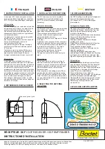 Bodet DCF Installation Instructions preview