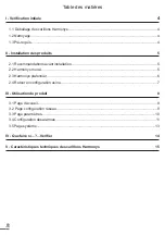 Preview for 2 page of Bodet Harmonys 907710 Installation And Operating Instructions Manual