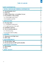 Preview for 2 page of Bodet Profil 930 L Installation And Operation Manual