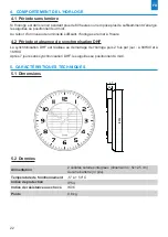 Предварительный просмотр 22 страницы Bodet Profil 930 L Installation And Operation Manual