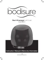 BodiSure BMRE12 Instruction Manual &  Warranty Information предпросмотр