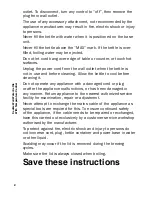 Preview for 8 page of Bodum 11539 Instructions For Use Manual