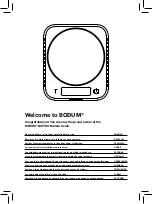 Preview for 3 page of Bodum 11915 BISTRO Instructions For Use Manual