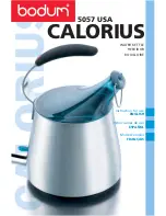 Bodum 5057 Caloriuos Instructions For Use Manual preview