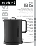 Bodum 5500 Instructions For Use Manual preview