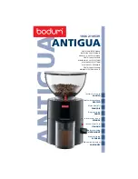 Bodum ANTIGUA 10462 Instructions For Use Manual предпросмотр