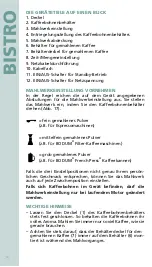 Preview for 17 page of Bodum BISTRO 10903 Instructions For Use Manual