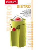 Preview for 2 page of Bodum BISTRO 11149 Instructions For Use Manual