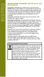 Preview for 12 page of Bodum Bistro 11520 Instructions For Use Manual