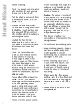 Preview for 8 page of Bodum BISTRO 11532 Instructions For Use Manual