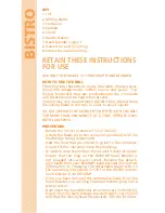 Preview for 5 page of Bodum Bistro K11204 Instructions For Use Manual