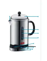 Preview for 2 page of Bodum CHAMBORD 11076-16 Instructions For Use Manual