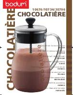 Preview for 1 page of Bodum CHOCOLATIERE 10676 Instructions For Use Manual