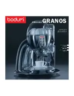Bodum GRANOS 3020 Instructions For Use Manual preview