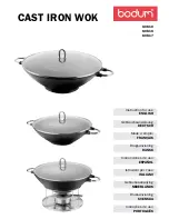 Bodum K0810 Instructions For Use Manual preview