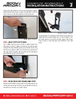 Preview for 2 page of Body Armor 4x4 5146 Installation Instructions