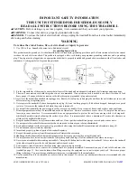 Предварительный просмотр 3 страницы Body Break 1610645 Owner'S Manual