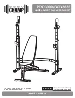 Preview for 1 page of Body Champ BCB3835 Owner'S Manual