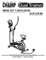 Preview for 1 page of Body Champ BRM /3690 Owner'S Manual