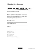 Preview for 12 page of Body Champ lb 2600 Owner'S Manual