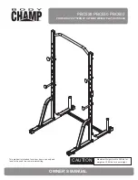 Body Champ PBC528 Owner'S Manual preview