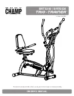 Body Champ TRIO-TRAINER BRT5350 Owner'S Manual preview