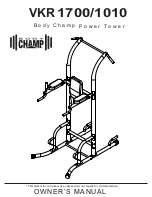 Body Champ VKR 1700 Owner'S Manual preview