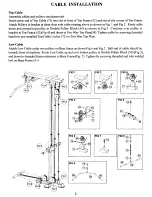 Preview for 6 page of Body Craft F431 Instruction Manual