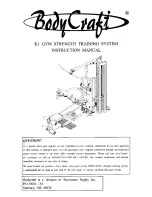 Body Craft K1 Instruction Manual preview