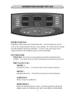 Preview for 13 page of Body Craft TR1120 Owner'S Manual