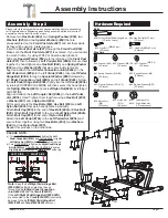 Preview for 8 page of Body Flex Sports BRM2170 Owner'S Manual