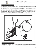 Preview for 12 page of Body Flex Sports Rider BR 1830 Owner'S Manual