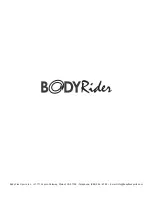 Preview for 16 page of Body flex BodyRider BRF 700 Owner'S Manual