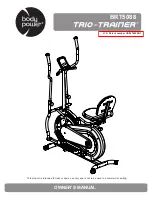 Preview for 1 page of body Power Trio Trainer BRT5088 Owner'S Manual