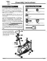 Preview for 12 page of Body Rider BRD 3788 Owner'S Manual