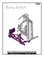 Preview for 1 page of Body Solid FLP Assembly Instructions And User'S Manual