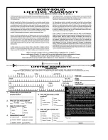 Preview for 19 page of Body Solid FLP Assembly Instructions And User'S Manual