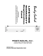 Preview for 20 page of Body Solid FLP Assembly Instructions And User'S Manual