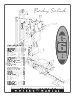 Body Solid G6B Owner'S Manual preview