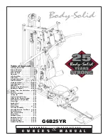 Body Solid G6B25YR Owner'S Manual preview