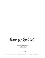 Preview for 60 page of Body Solid GDCC250.1 Owner'S Manual