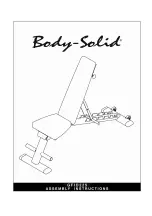 Body Solid GFID225 Assembly Instructions preview