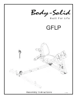 Body Solid GFLP Assembly Instructions Manual preview