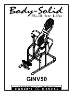 Body Solid GINV50 Owner'S Manual preview