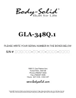 Preview for 28 page of Body Solid GLA348Q.1 Owner'S Manual