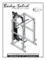 Body Solid GLA378 Assembly Instructions And Owner'S Manual preview