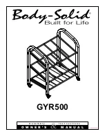 Body Solid GYR500 Assembly Instructions & Owner'S Manual preview