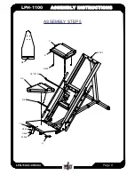 Предварительный просмотр 10 страницы Body Solid LPH-1100.1 Owner'S Manual