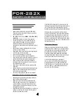 Предварительный просмотр 2 страницы Body Solid PDR-282X Owner'S Manual